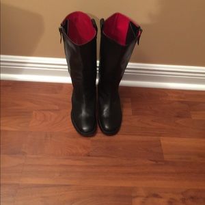 Chanel leather boots